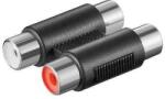 Goobay Adaptor prelungire 2x RCA mama la 2x RCA mama Goobay (11607) - habo