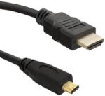 Qoltec Cablu HDMI v1.4 mufa micro HDMI - HDMI mufa 2m negru QOLTEC 50400 (50400)