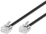Goobay Cablu telefon 10m RJ11 6P4C negru Goobay (50319)