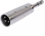 BST Adaptor audio XLR tata - JACK 6.35 mm tata STEREO metal BST 18-5569 (18-5569)