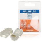 Valueline Mufe CAT6 UTP RJ45 SOLID PVC transparent 5buc VALUELINE (VLCB89304T) - habo