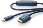 clicktronic Cablu Profesional 1m mini DisplayPort - HDMI 1920x1200p Apple MacBook/Pro/Air OFC cupru AWG32 Clicktronic (70742) - habo