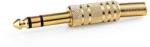 Nedis Conector Jack Stereo Nedis 6.35 mm tata 1buc auriu (CAVC23901GD)