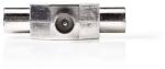 Nedis Splitter TV coaxial tata - 2x coaxial mama metalic Nedis (CSGP40951ME)