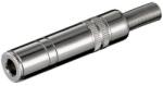 Goobay Mufa Jack 6.35 mm stereo mama metal Goobay (11071) - habo