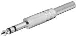Goobay Mufa audio Jack 6.35 mm stereo tata metal Goobay (11037)