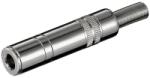 Goobay Mufa audio Jack 6.35 mm mono mama metal Goobay (11067)