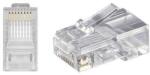 Goobay Mufa internet RJ45 CAT5 8p8c cablu push rotund (58627) - habo