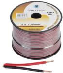 Cabletech Cablu difuzor cupru 2x1mm rosu/negru Cabletech KAB0384 (KAB0384)