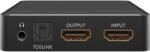 Goobay Extractor audio HDM 4K 30Hz V1.4 - HDMI TOSLINK JACK 3.5 mm audio casti Goobay 58469 (58469)