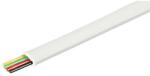Goobay Cablu telefonic 4 fire alb plat cupru AWG30 Goobay (50268)