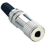 Lumberg Conector Jack stereo mama 3.5 mm metalic pentu cablu LUMBERG (LUM-KLK44) - habo