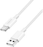 LogiLink Cablu USB 2.0 A - USB C 0.5m 3A 60W alb 480Mbps date /incarcare Logilink CU0320 (CU0320)