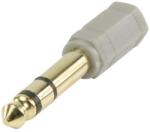 Bandridge Adaptor audio stereo Jack 6.35 mm tata - Jack 3.5 mm mama gri Bandridge (BAP664)