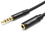 Vention Cablu prelungitor audio stereo 4 pini Jack 3.5 mm mama-tata 5m aurit negru VENTION BHBBJ (BHBBJ) - habo