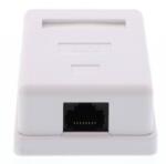 Well Priza simpla UTP cat6 RJ45 neecranat pe tencuiala Well (LANBOX-SM-U6-WL) - habo