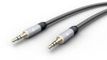 Goobay Cablu audio jack stereo 3.5 mm tata - 3.5 mm tata dublu ecranat 3m Goobay Plus (79126) - habo