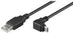 Goobay Cablu USB la 5 pini micro USB 90 1.8m Goobay (95343) - habo