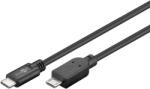 Goobay Cablu USB 2.0 type C la Micro USB 2.0 0.6m cupru 0.48Gbit/s negru 67992 Goobay (67992) - habo