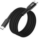 Well Cablu magnetic USB-C - USB-C 1m 3A/20V 60W negru Well CABLE-USBC/USBC-1BK07-WL (CABLE-USBC/USBC-1BK07-WL)