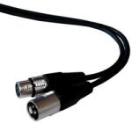 ibiza Cablu prelungitor XLR tata la XLR mama 20m ibiza (CM20XXF) - habo