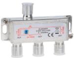 Cabletech Spliter 3 iesiri cu Power Pass 5-2450Mhz Cabletech (ZLA0636PP)
