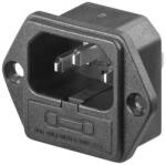 Goobay Conector AC montare pe panou 220V 6.3A cu siguranta Goobay 11261 (11261)