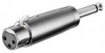 Goobay Adaptor XLR mama la Jack 6.35 mm mono tata Goobay (27451)