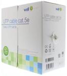 Well Cablu UTP CAT5e 8 fire din cupru 0.49mm Well (UTP5E-CU-305-WL) - habo