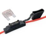 Carguard Suport siguranta auto MAXI 30x34mm etans cu cablu 30cm cupru 6mm max 40A 1buc Carguard USC010 (USC010)