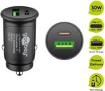 Goobay Incarcator auto 12/24V bricheta - DUAL USB A QC3.0/USB TYPE C FAST CHARGER PD 30W 55634 Goobay (55634)