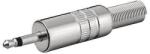 Goobay Mufa Jack 3.5 mm mono tata metal Goobay (11012)