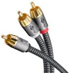 Goobay Cablu subwoofer premium flexibil RCA Y 5m RCA tata - 2x RCA tata negru Goobay Plus 65302 (65302)
