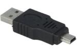 VCOM Adaptor USB 2.0 USB A tata - mufa tata USB B mini mufa nichelat VCOM CA412-PB (CA412) - habo