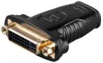 Goobay Adaptor aurit HDMI 19 pini mama la DVI-I 24+5 pini mama Goobay (33905)