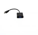 Well Cablu adaptor HDMI tata la VGA mama Well (ADAPT-HDMIM/VGAF-0.2BK-WL) - habo