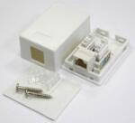 Well Priza simpla UTP cat5 RJ45 neecranat pe tencuiala Well (LANBOX-SM-U5-WL)
