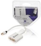 König Cablu adaptor Mini DisplayPort tata - DVI-I 24+5 mama 0.2m alb Konig (KNM37750W02) - habo