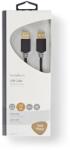 Nedis Cablu USB 2.0 A tata - A tata 2m Hi-Speed 480Mbps antracit Nedis (CCBW60000AT20) - habo