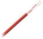 Cabletech Cablu microfon STEREO rosu 6mm KAB0605B conductor interior 2x20 fire Cupru x0.12mm rola pret 1m Cabletech (KAB0605B)