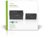 Nedis Adaptor prelungitor VGA Full HD +audio prin cablu UTP Nedis (CREP5930BK) - habo