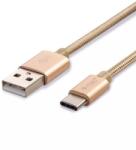 V-TAC Cablu USB TYPE C 1m auriu 2.4A PLATINUM EDITION V-Tac SKU-8493 (SKU-8493) - habo