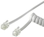 Goobay Cablu telefonic receptor spiralat RJ10 4m 4 pini 4 contacte Goobay (68601)