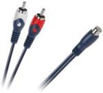 Cabletech Cablu Y RCA mama la 2x RCA tata 0.2m Cabletech (KPO2616) - habo