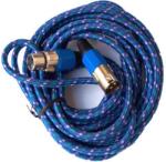 Cabletech Cablu microfon XLR mama-tata 3m textil albastru Cabletech (KPO2754-3) - habo
