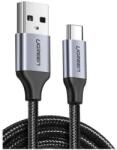 UGREEN Cablu alimentare /date Ugreen US288 Fast Charging USB 2.0 la USB Type-C 5V /3A 0.25m negru 60124 (US288)