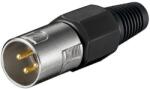 Goobay Mufa XLR tata 3 pini cu lipire Goobay (11749)