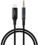 Choetech Cablu lightning Apple - Jack 3.5 mm 1m Choetech negru AUX007 (AUX007)