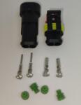 TE Connectivity Set conectori cablu Superseal 1.5 tata-mama mufa 2 pin +4 pini inclusi + 4 garnituri incluse IP67 TE Connectivity 282104-1-SET-M (282104-1-SET-M-F)