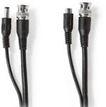 Nedis Cablu coaxial de securitate CCTV RG59 20m BNC 2.1x5.5mm Nedis (CCTVCA10BK200)